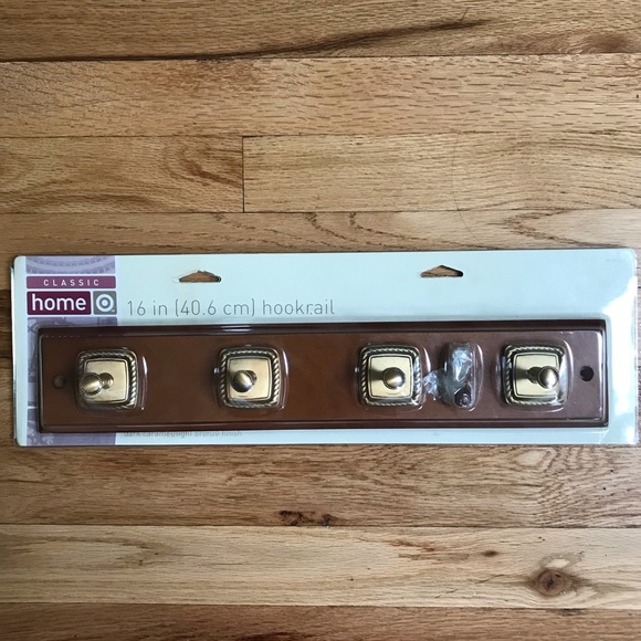 Hookrail dark caramel (light bronze finish)-New